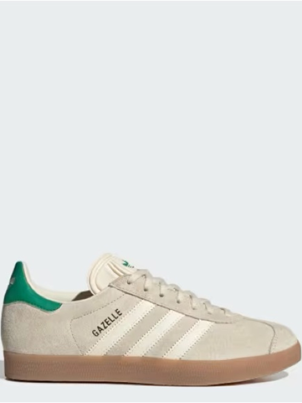Adidas Women's Gazelle Suede 'Wonder White Green' Size 5.5